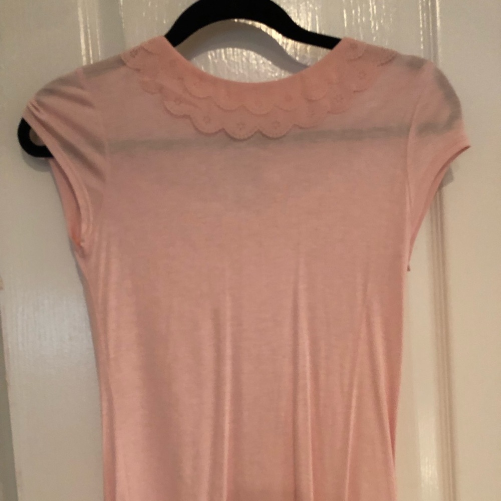 Ted Baker pink shirt with fun neckline